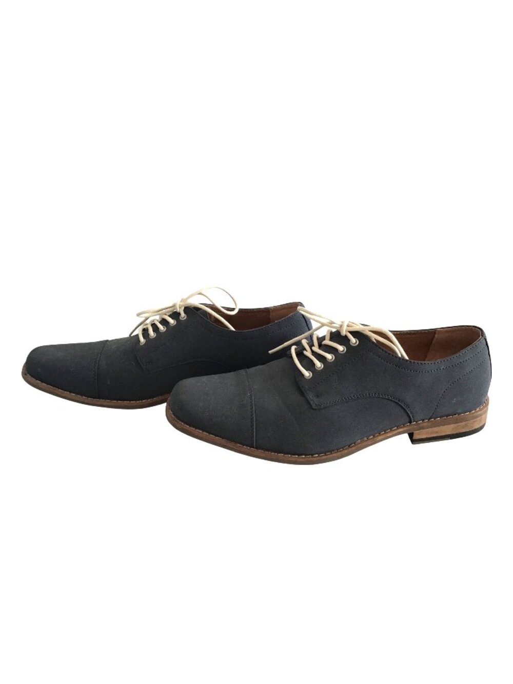 PERRY ELLIS- MENS NAVY COMFY LACE UP SHOES SIZE 11.5